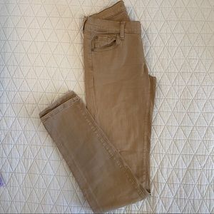 7 for All Mankind Tan straight leg